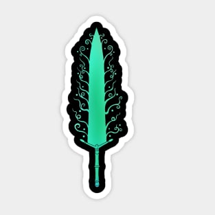 bloodborne inspired holy moonlight sword Sticker